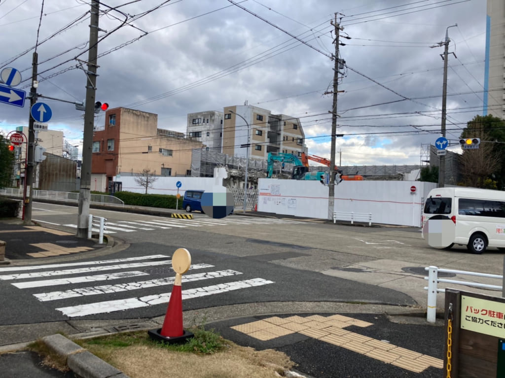 名古屋大学留学生会館の工事